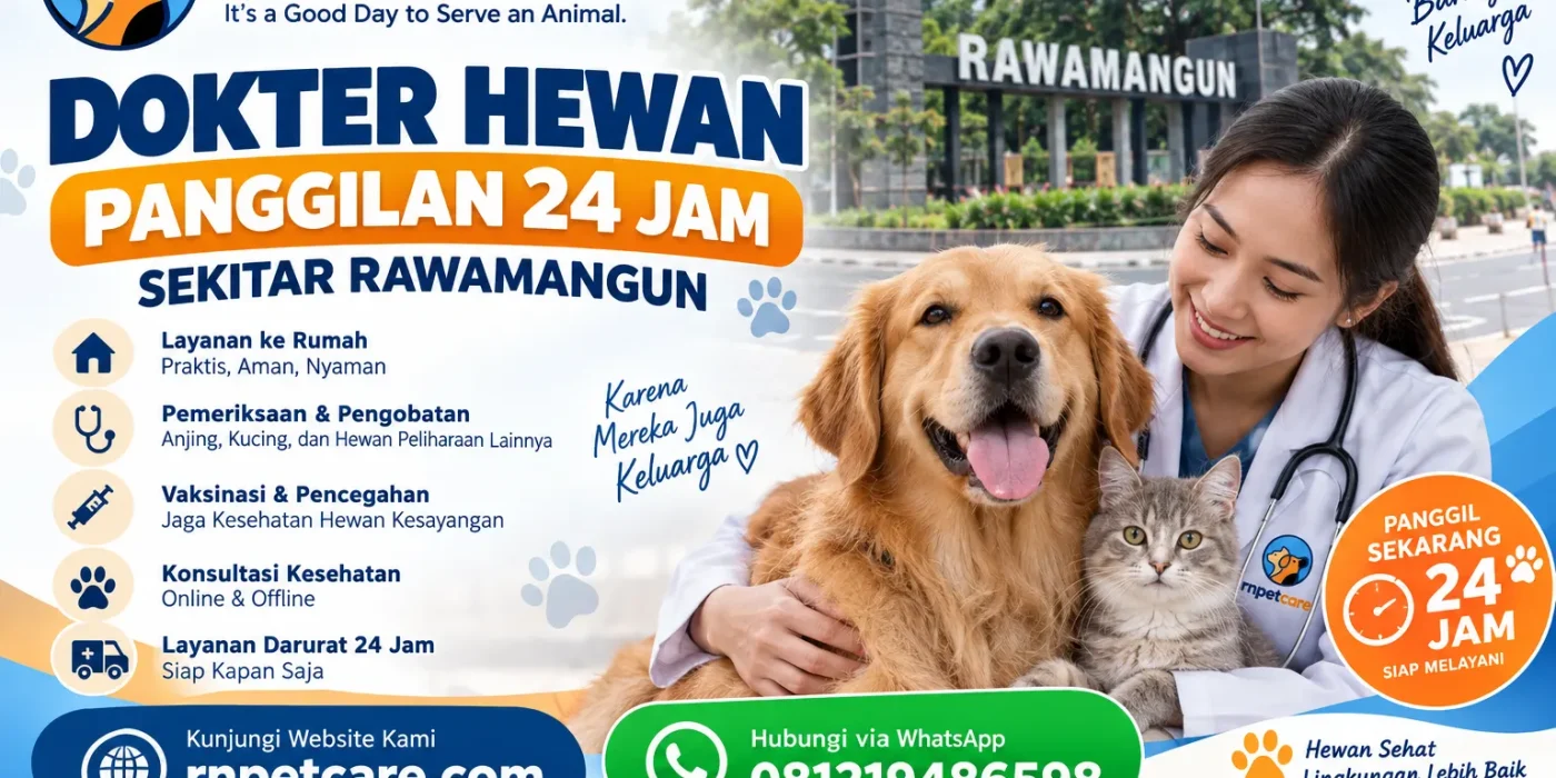 Dokter Hewan Panggilan 24 Jam sekitar Rawamangun