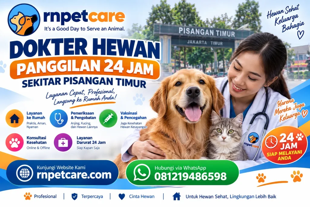 Dokter Hewan Panggilan 24 Jam sekitar Pisangan Timur