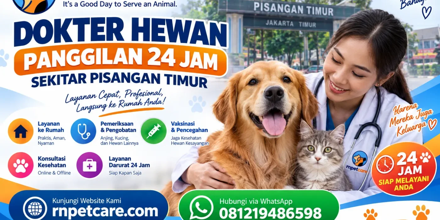 Dokter Hewan Panggilan 24 Jam sekitar Pisangan Timur