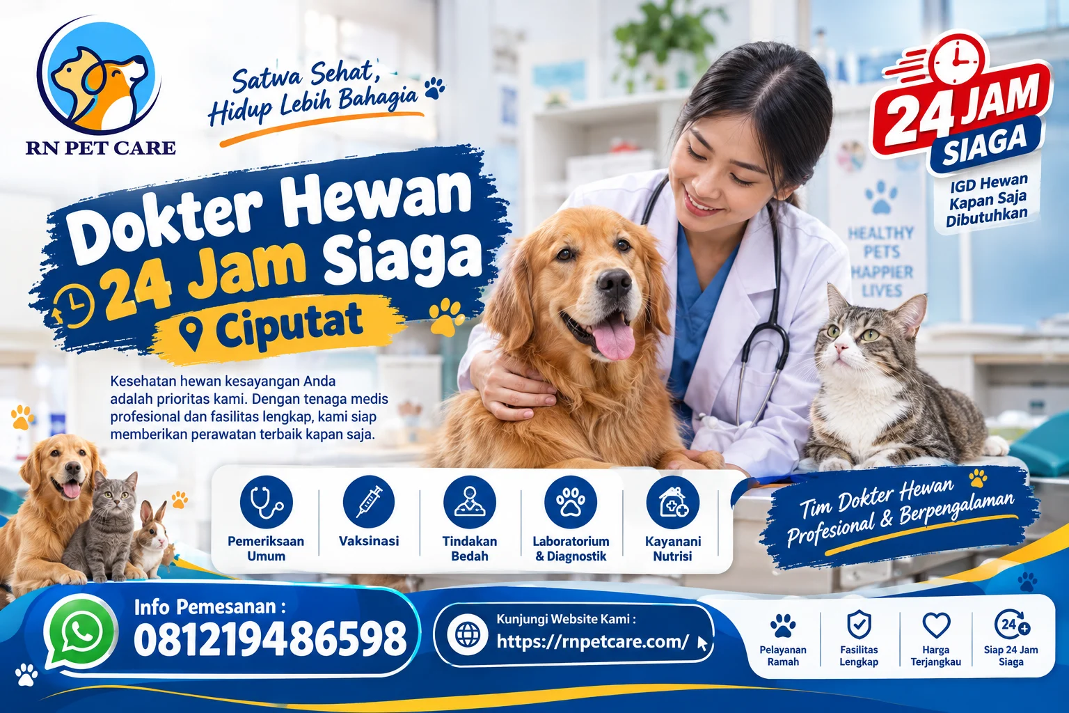 Dokter Hewan 24 Jam Siaga Ciputat