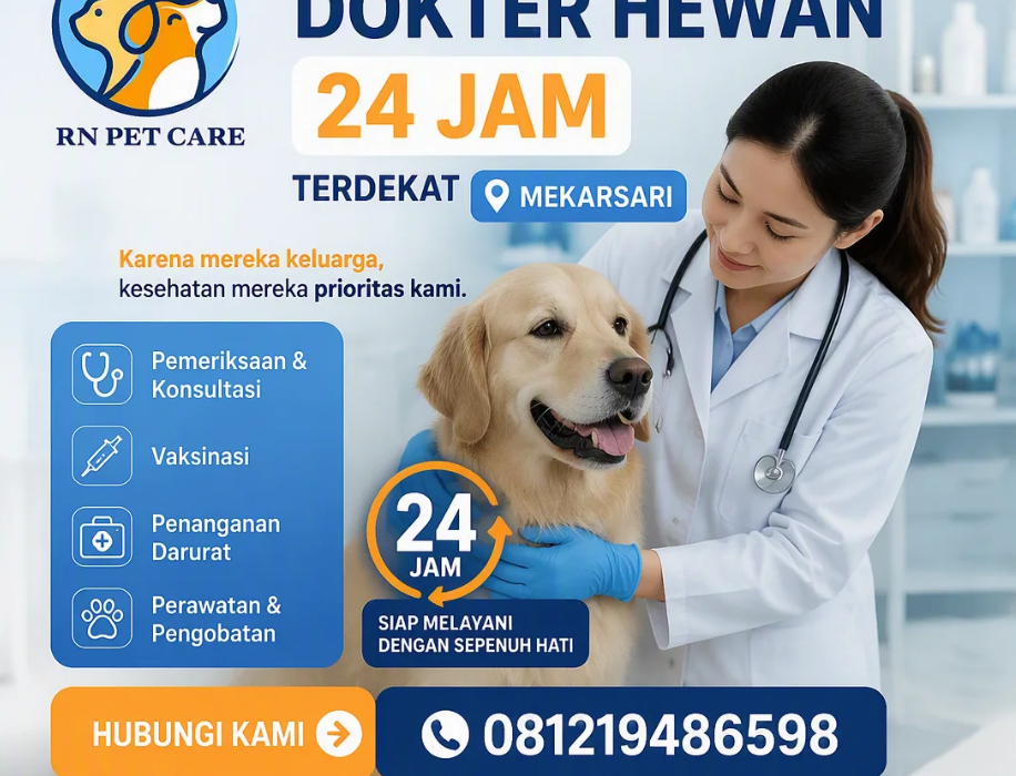 Dokter Hewan 24 jam Terdekat Mekarsari