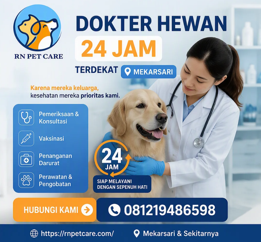 Dokter Hewan 24 jam Terdekat Mekarsari