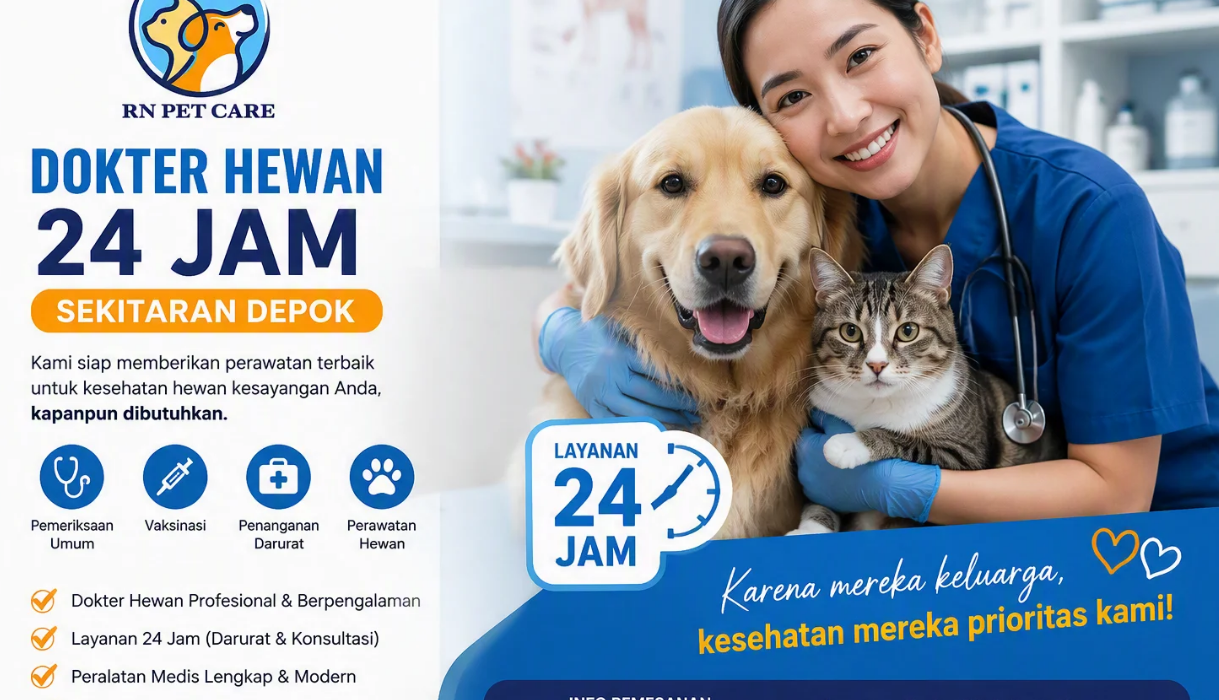 Dokter Hewan 24 jam Sekitaran Depok