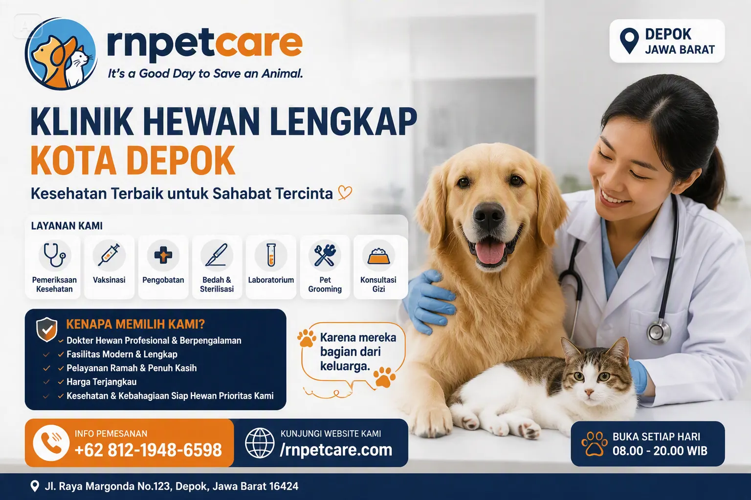Klinik hewan Lengkap Kota Depok