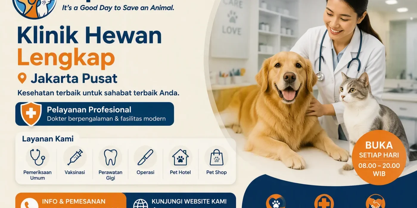Klinik Hewan Lengkap Jakarta Pusat
