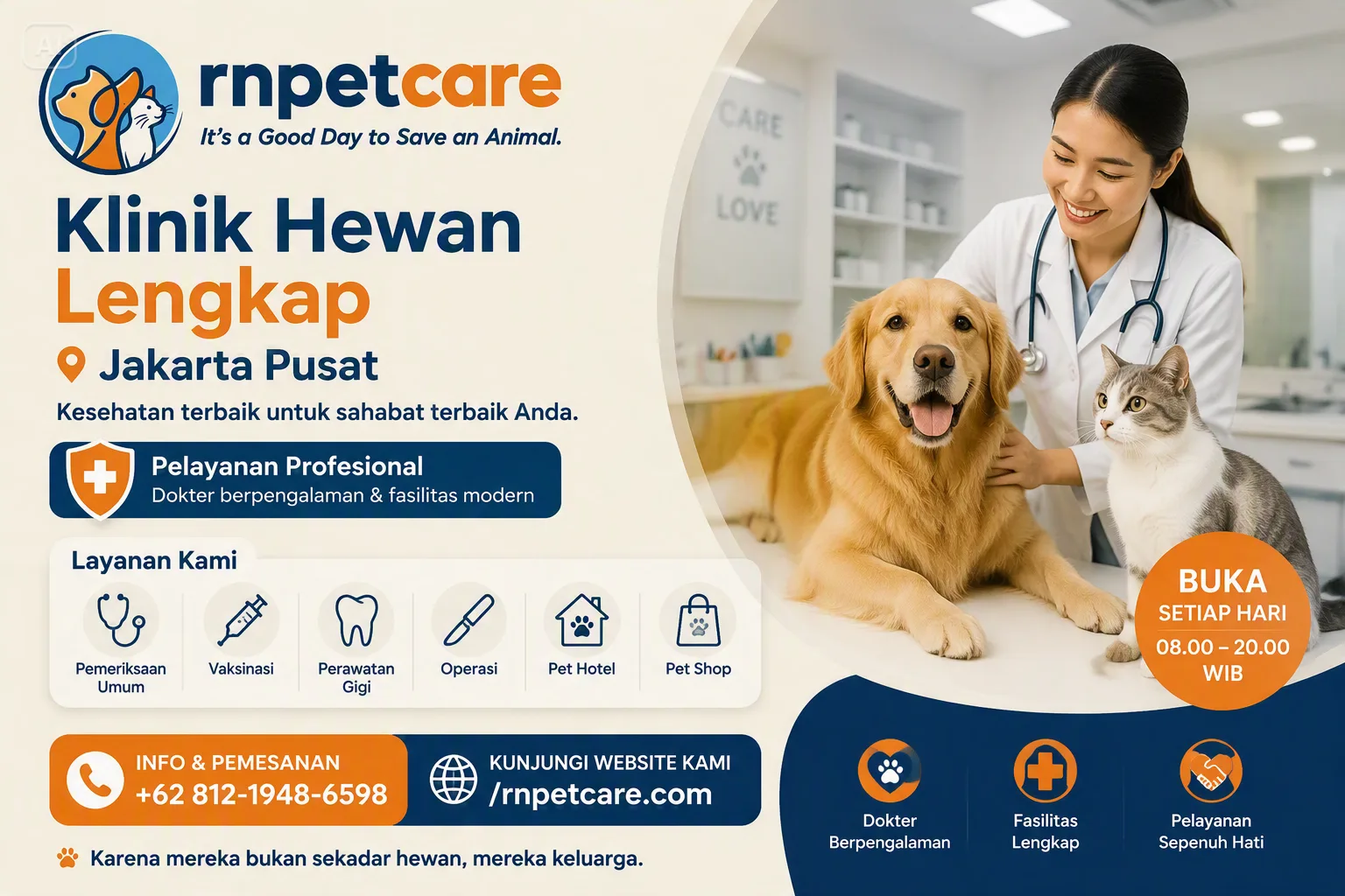Klinik Hewan Lengkap Jakarta Pusat