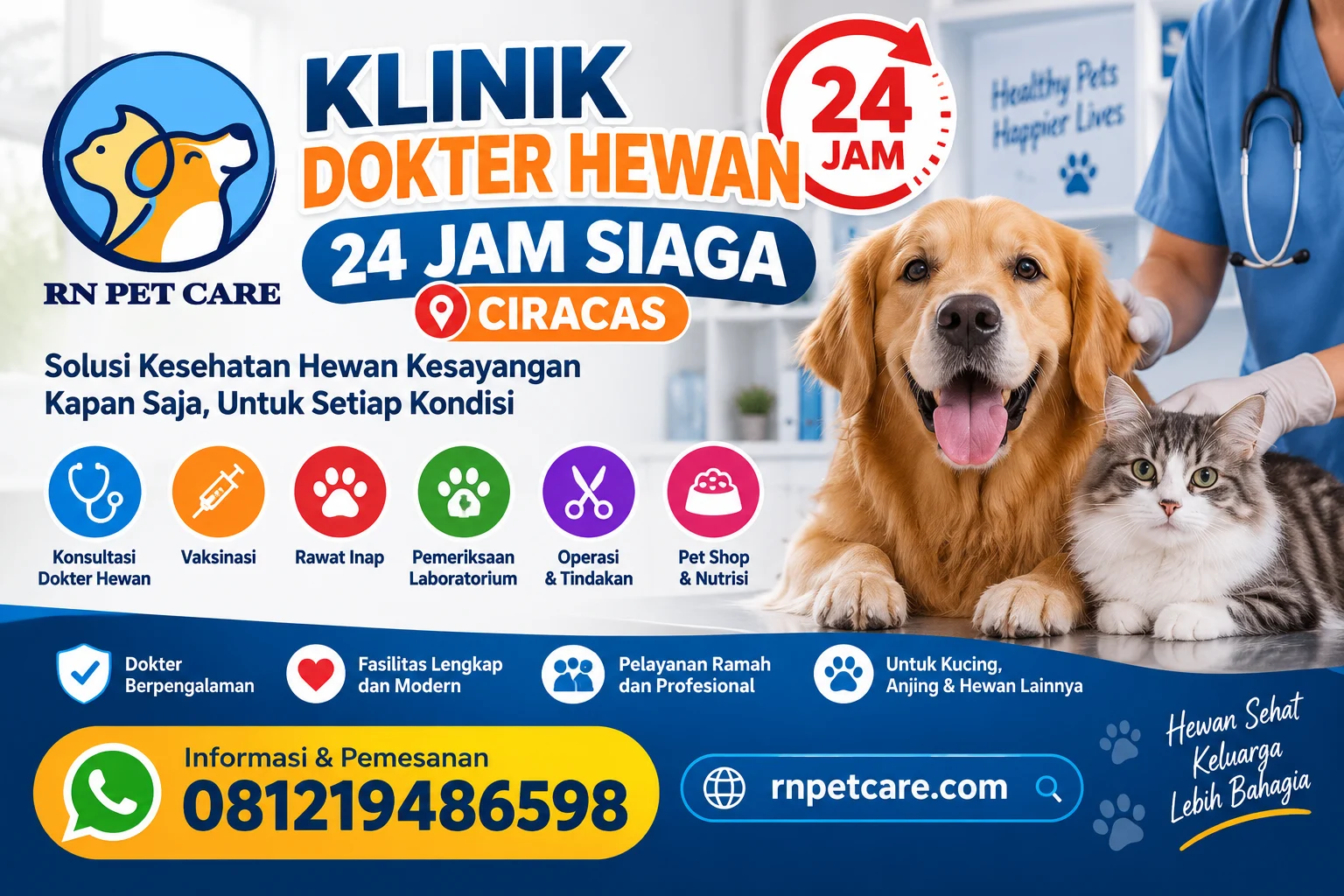 Klinik Dokter Hewan 24 Jam Siaga Ciracas