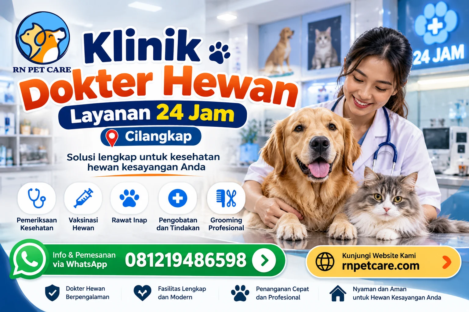 Klinik Dokter Hewan Layanan 24 Jam Cilangkap