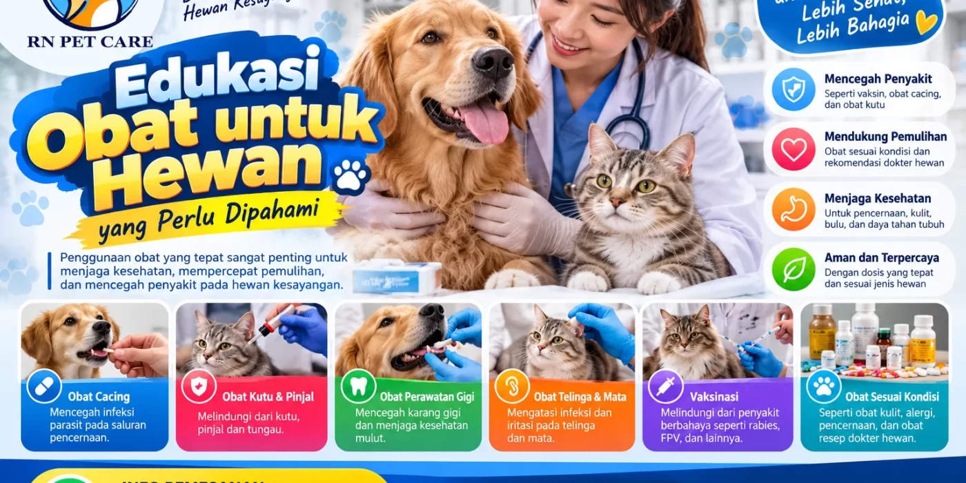 Edukasi Obat untuk Hewan yang Perlu Dipahami