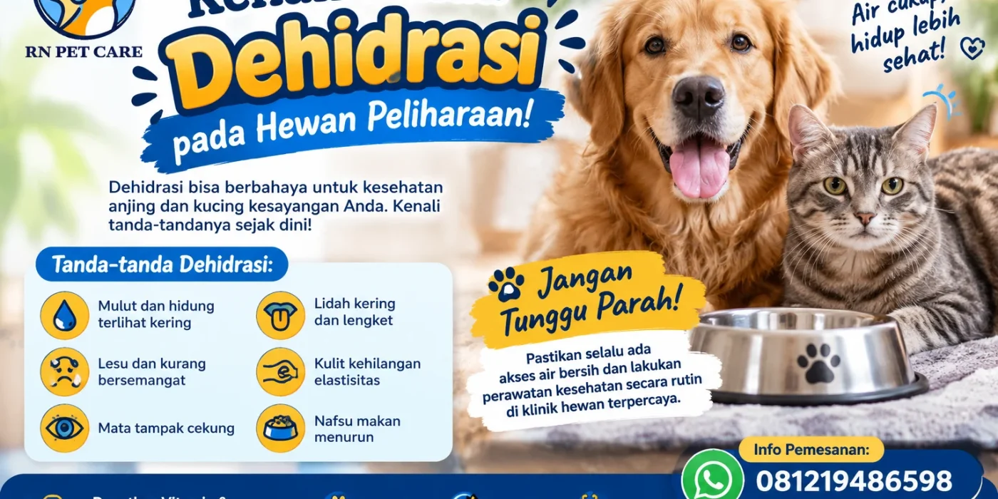 Kenali Tanda Dehidrasi pada Hewan Peliharaan!
