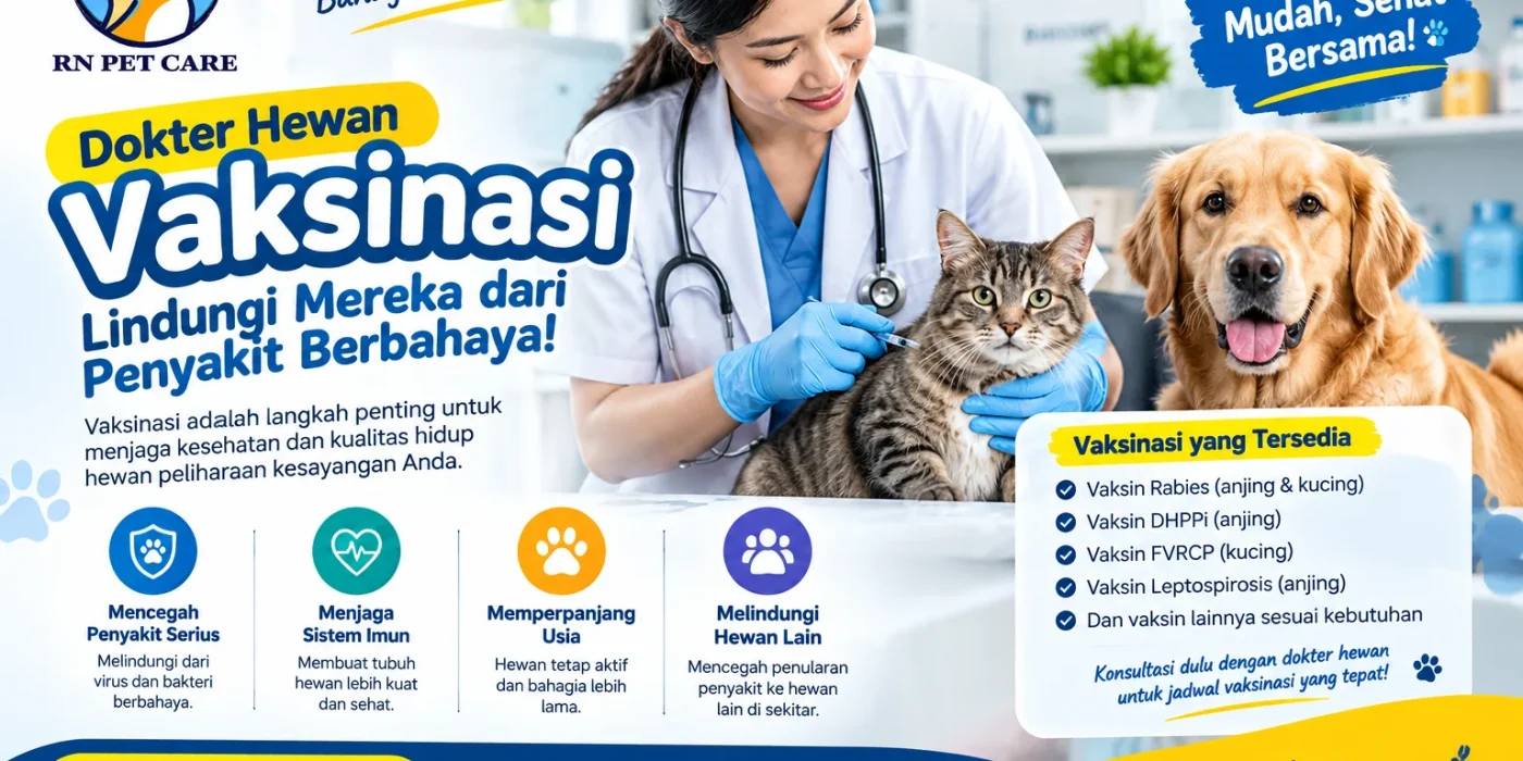 Dokter Hewan Jelaskan Manfaat Vaksinasi pada Hewan