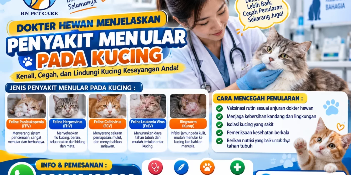 Dokter Hewan Menjelaskan Penyakit Menular Kucing