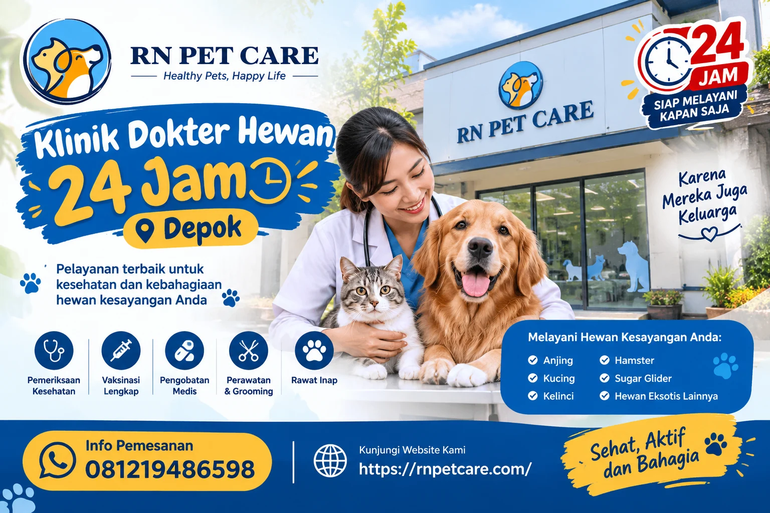 Klinik Dokter Hewan 24 Jam Depok
