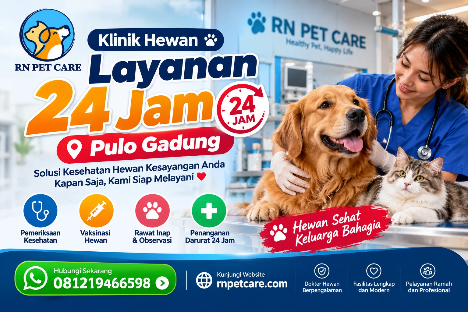 Klinik Hewan Layanan 24 Jam Pulo Gadung