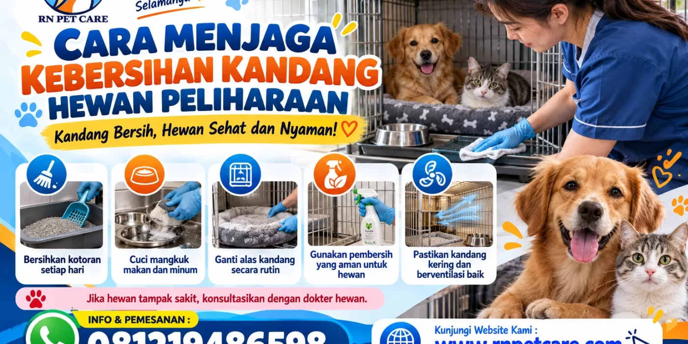 Cara Menjaga Kebersihan Kandang Hewan Peliharaan