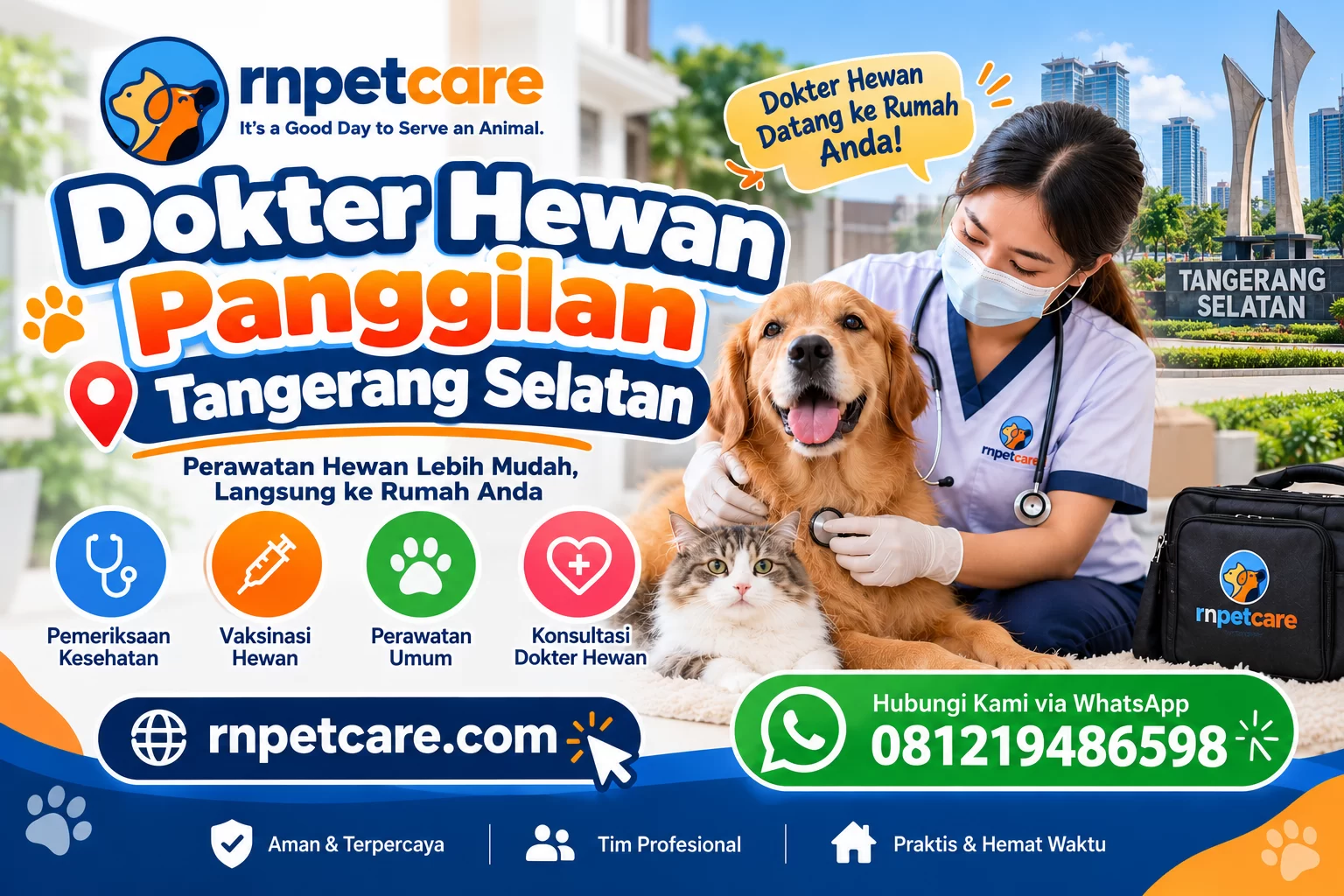 Dokter Hewan Panggilan Tangerang Selatan