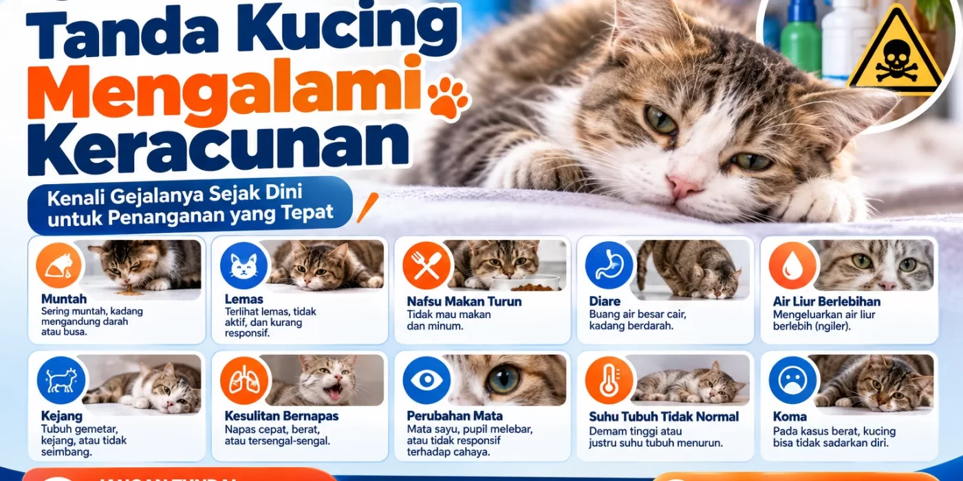 Tanda Kucing Mengalami Keracunan