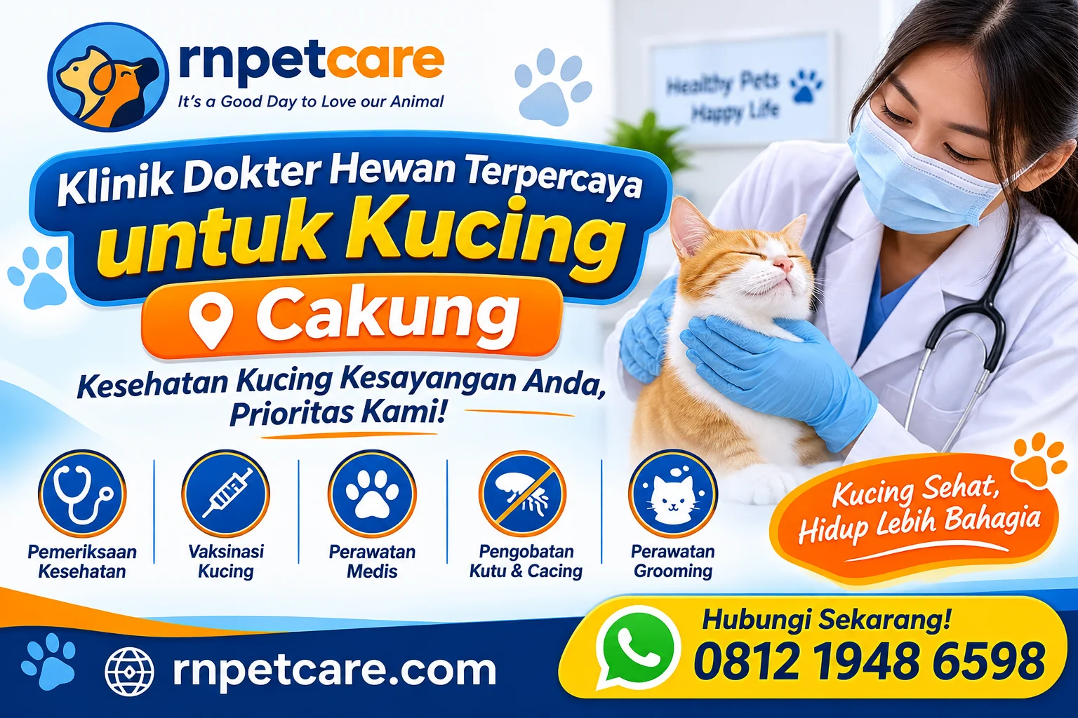 Klinik Dokter Hewan Terpercaya untuk Kucing Cakung