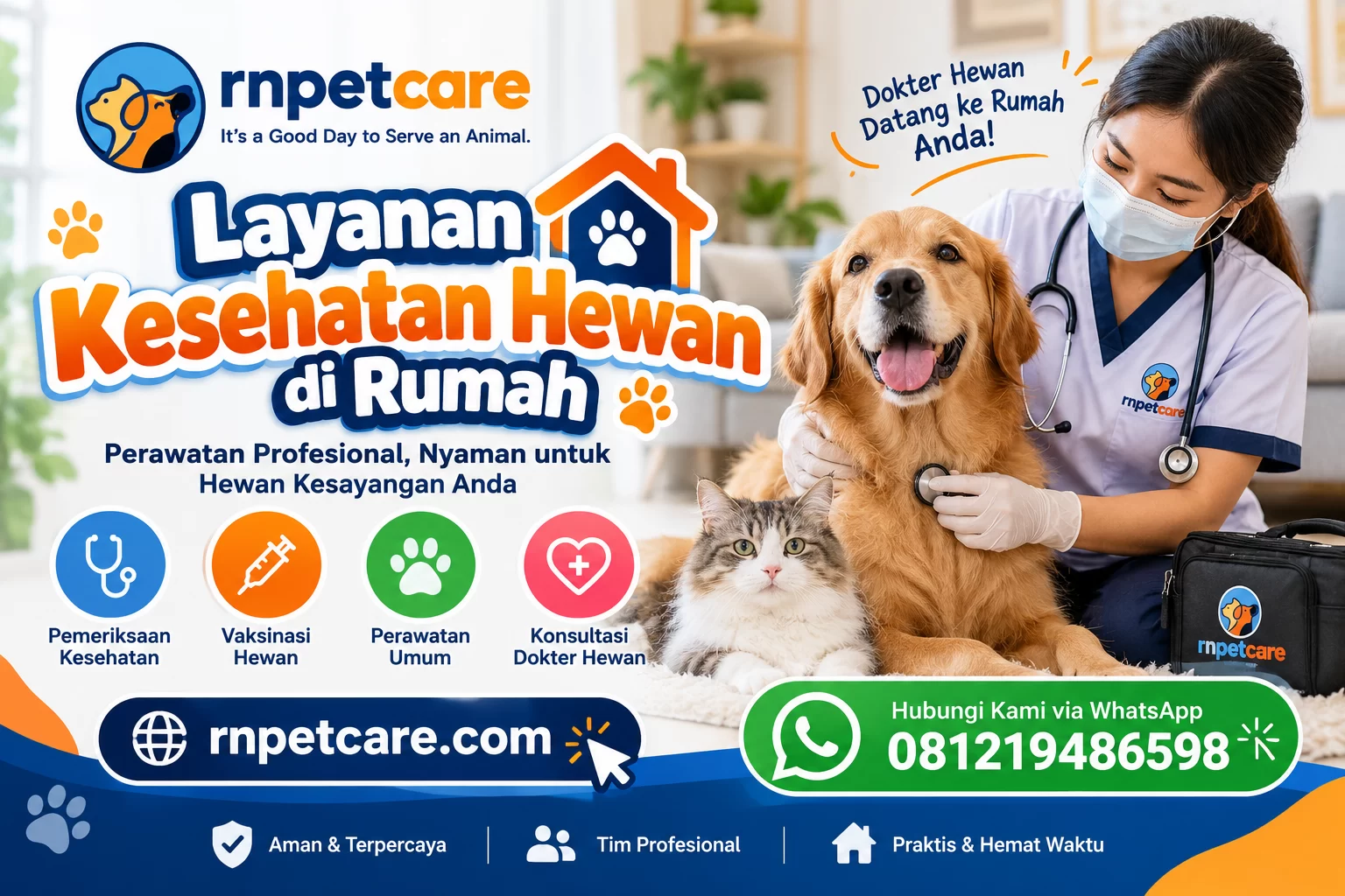 Layanan Kesehatan Hewan di Rumah