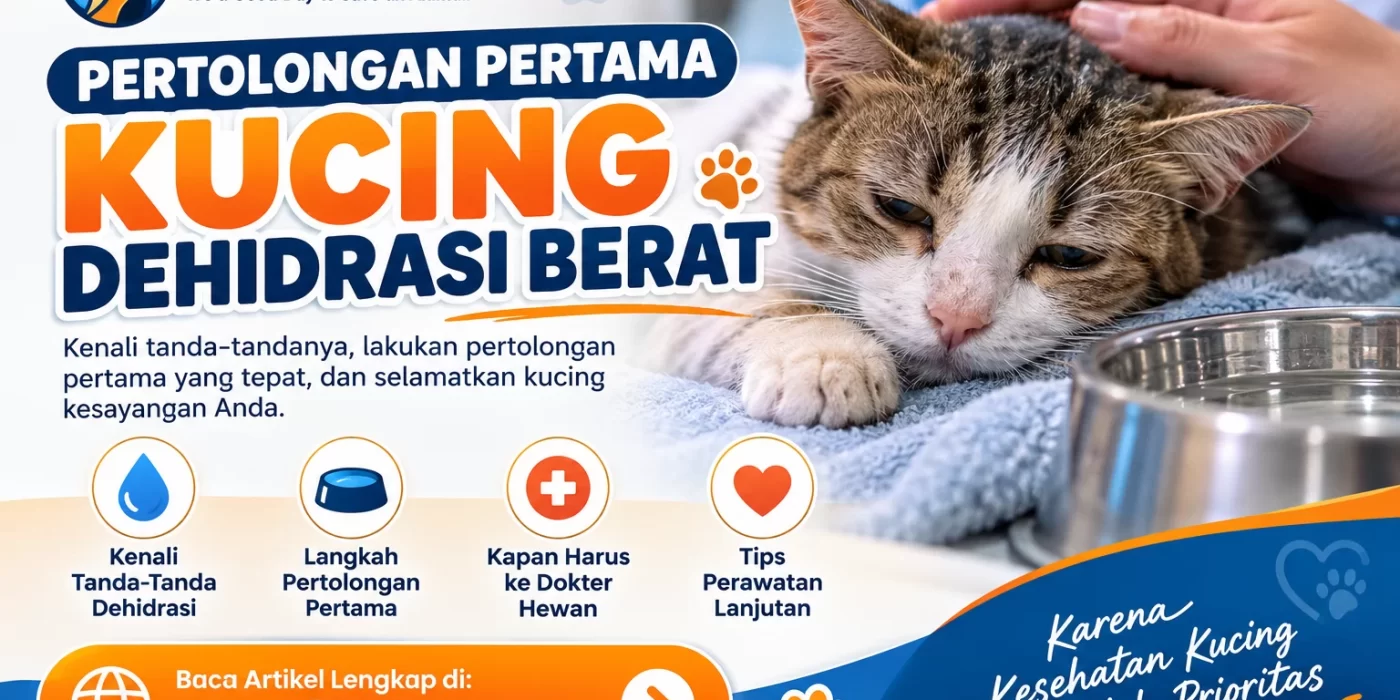 Pertolongan Pertama Kucing Dehidrasi Berat