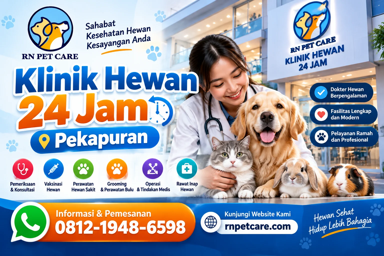 Klinik Hewan 24 Jam Pekapuran