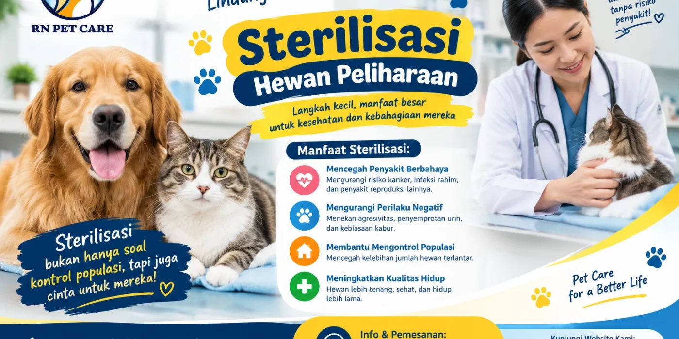 Dokter Hewan Jelaskan Manfaat Sterilisasi pada Hewan