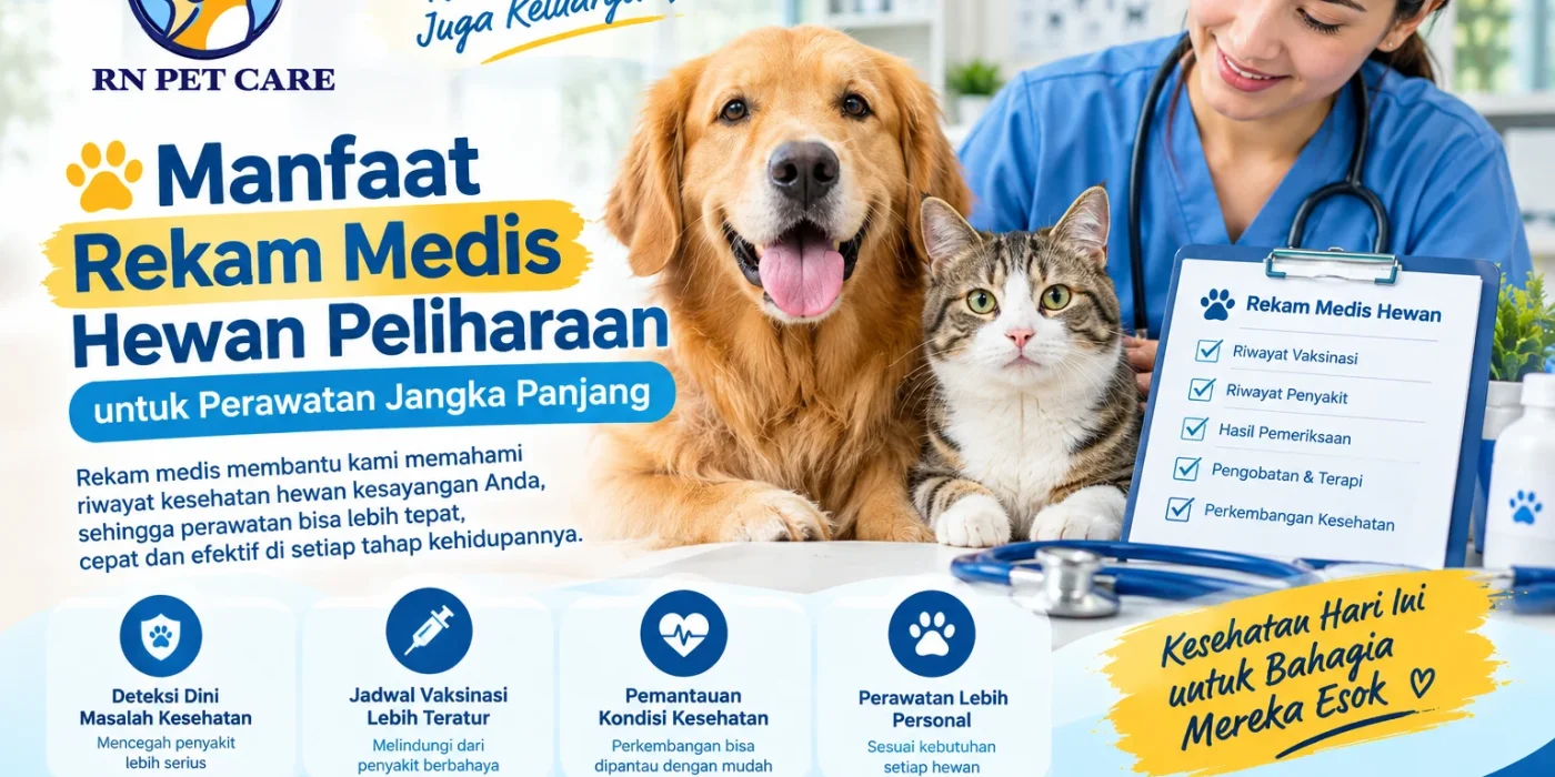 Manfaat Rekam Medis Hewan Peliharaan untuk Perawatan Jangka
