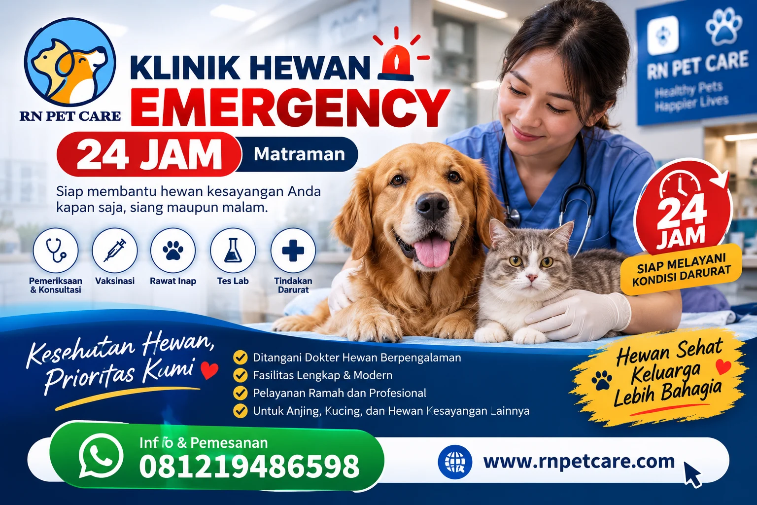 Klinik Hewan Emergency 24 Jam Matraman