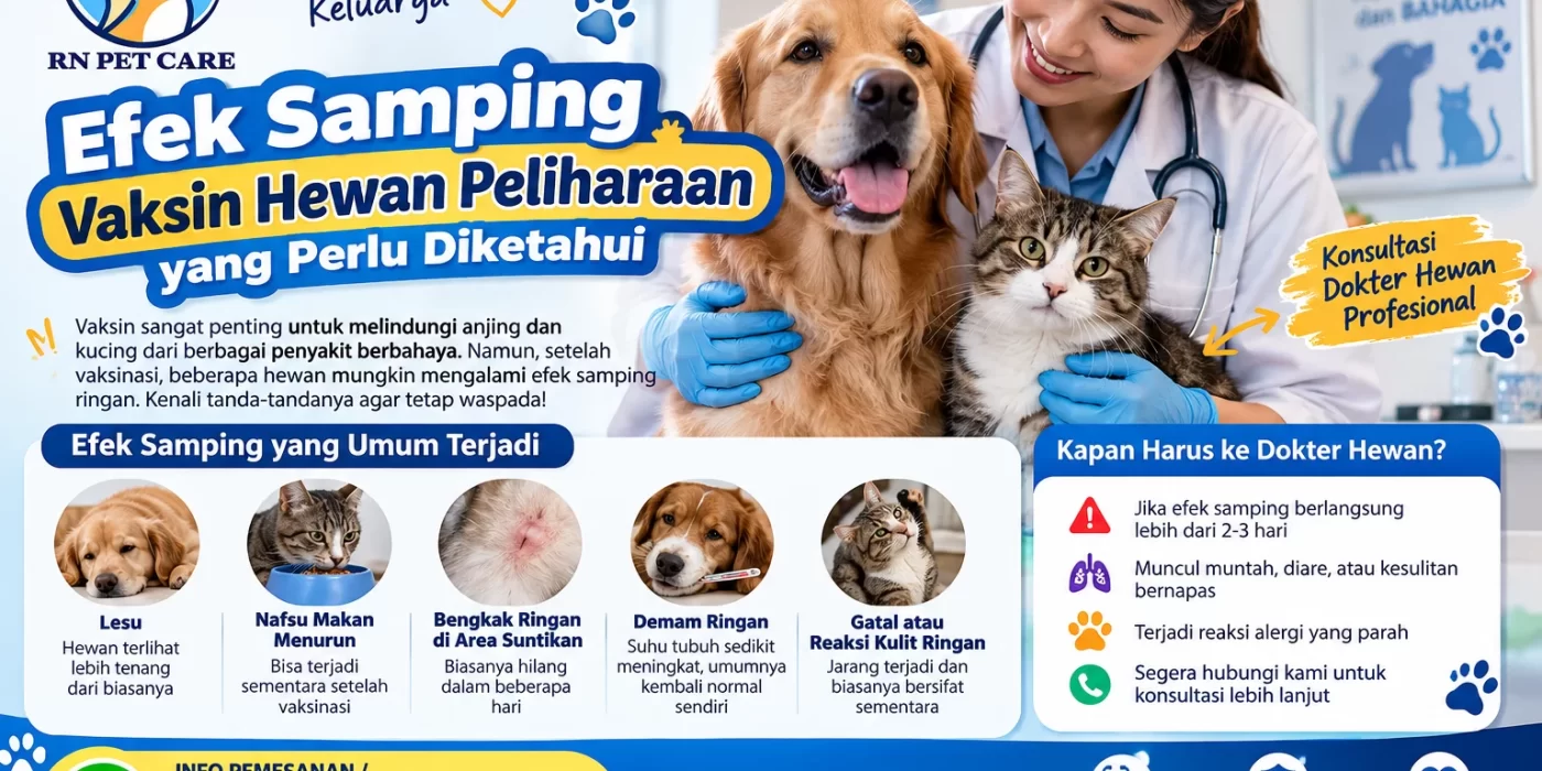 Efek Samping Vaksin Hewan Peliharaan yang Perlu Diketahui