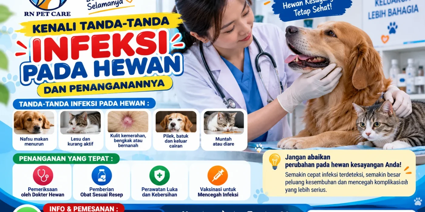 Kenali Tanda Tanda Infeksi pada Hewan dan Penanganan